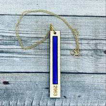 Load image into Gallery viewer, LEO Badge Number Necklace or Keychain