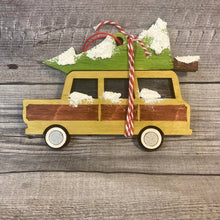 Load image into Gallery viewer, Retro Station Wagon Ornament