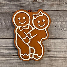 Load image into Gallery viewer, Naughty Gingerbread Ornaments