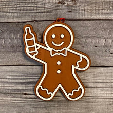Load image into Gallery viewer, Naughty Gingerbread Ornaments