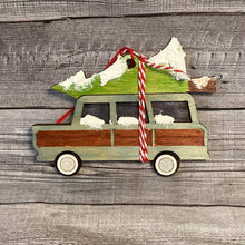 Load image into Gallery viewer, Retro Station Wagon Ornament