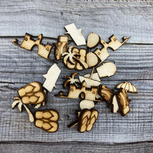 Load image into Gallery viewer, Beach and Pool Party Mix Wood Confetti