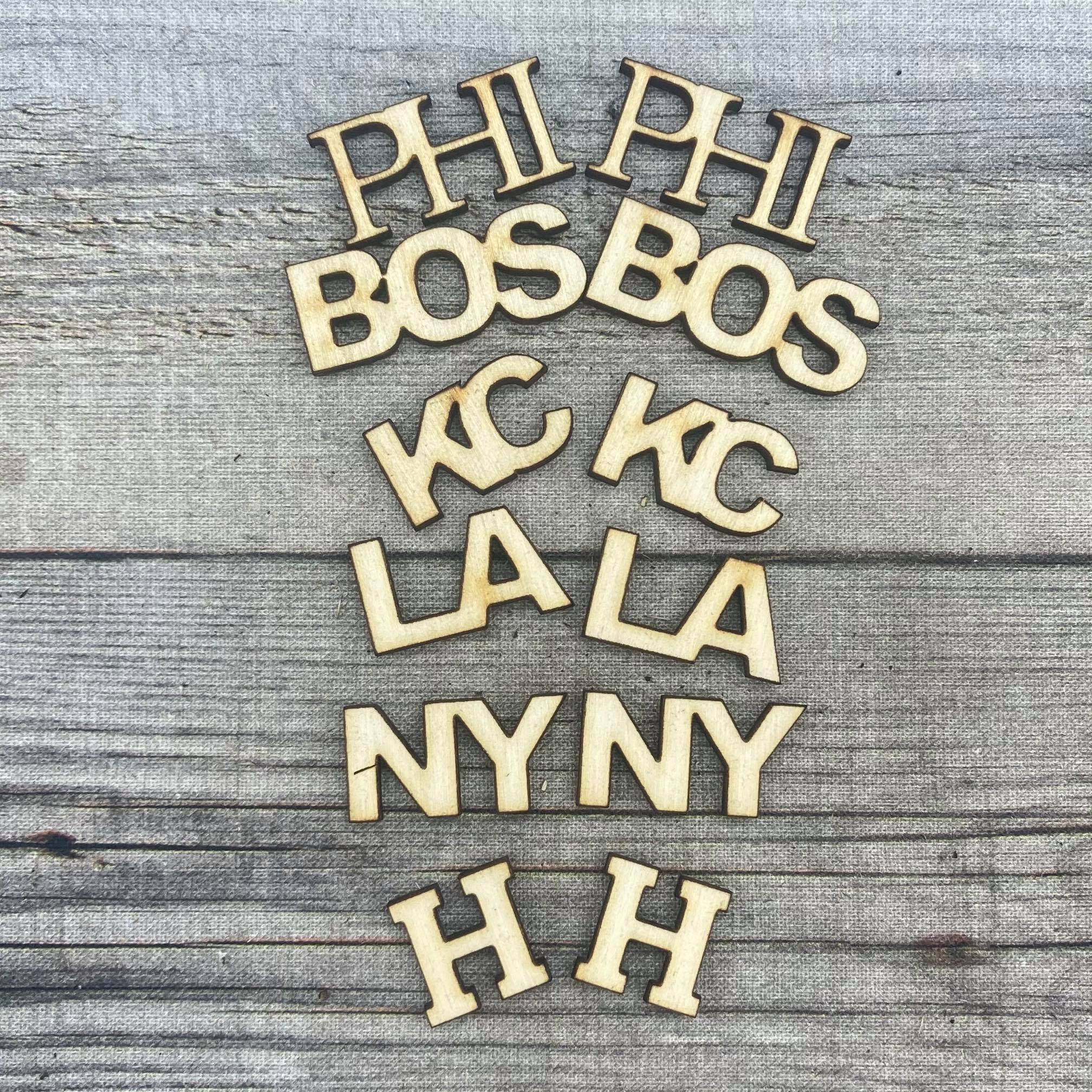 Generic State Letters Add On – Leopard Spot Design