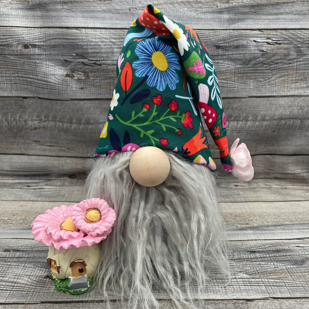 Fairy Gnome with Flower House