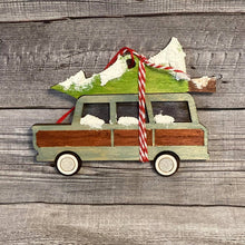 Load image into Gallery viewer, Retro Station Wagon Ornament
