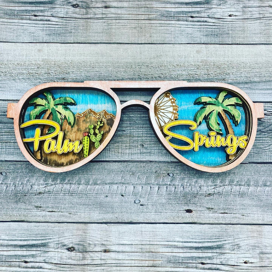 Palm Springs Painted Sunglasses