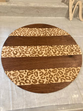 Load image into Gallery viewer, DIY Leopard Striped Wood Round

