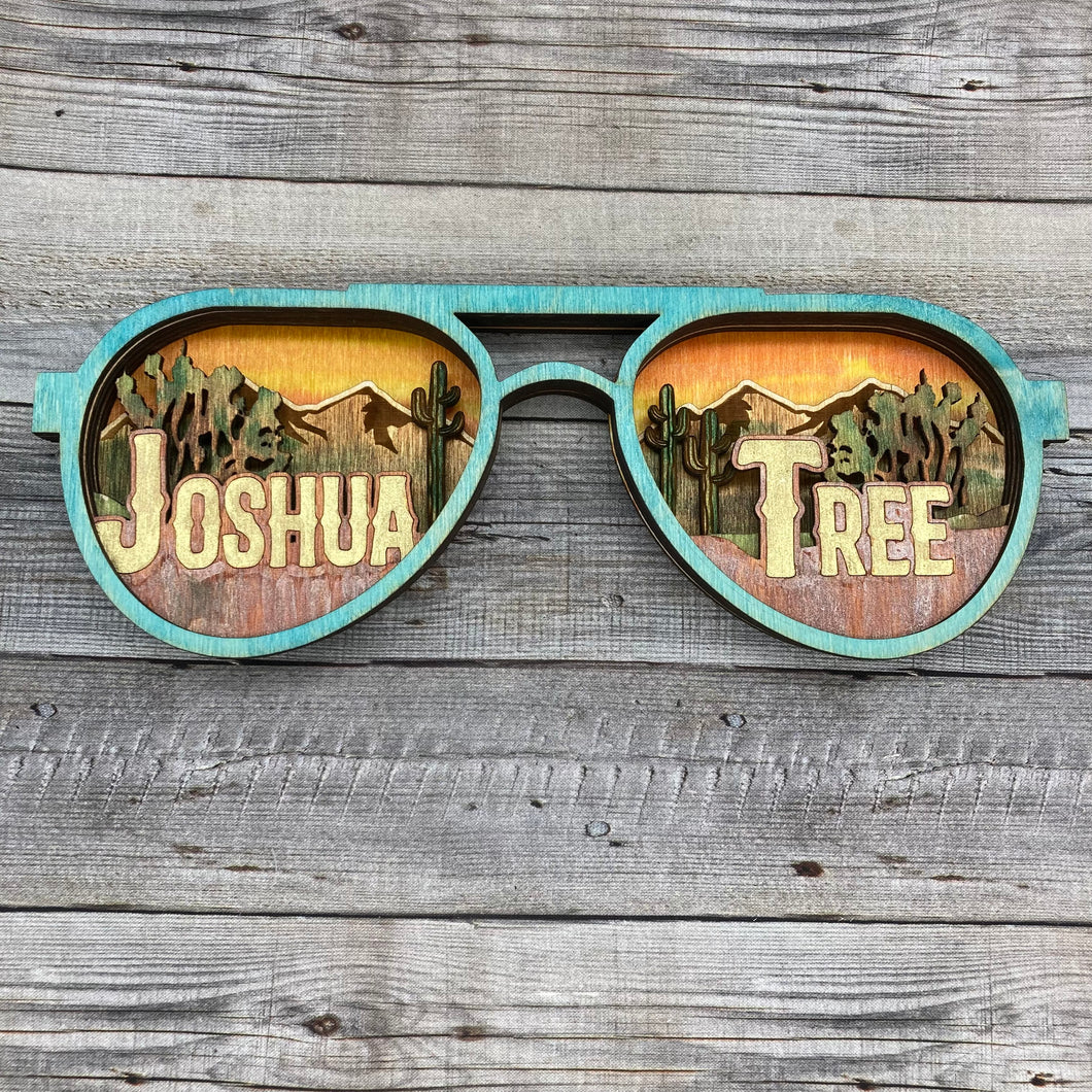 Joshua Tree Painted Sunglasses