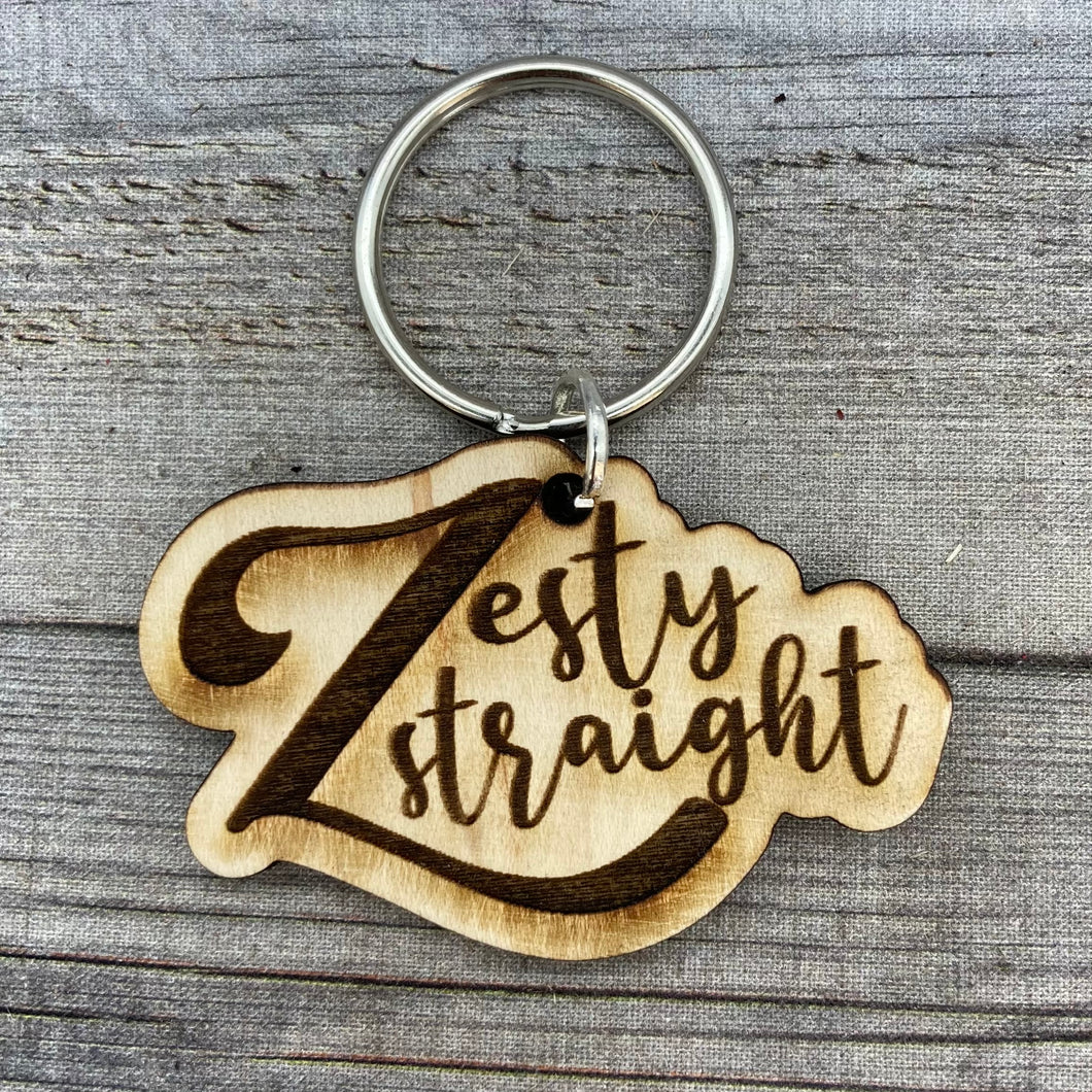 Zesty Straight Keychain