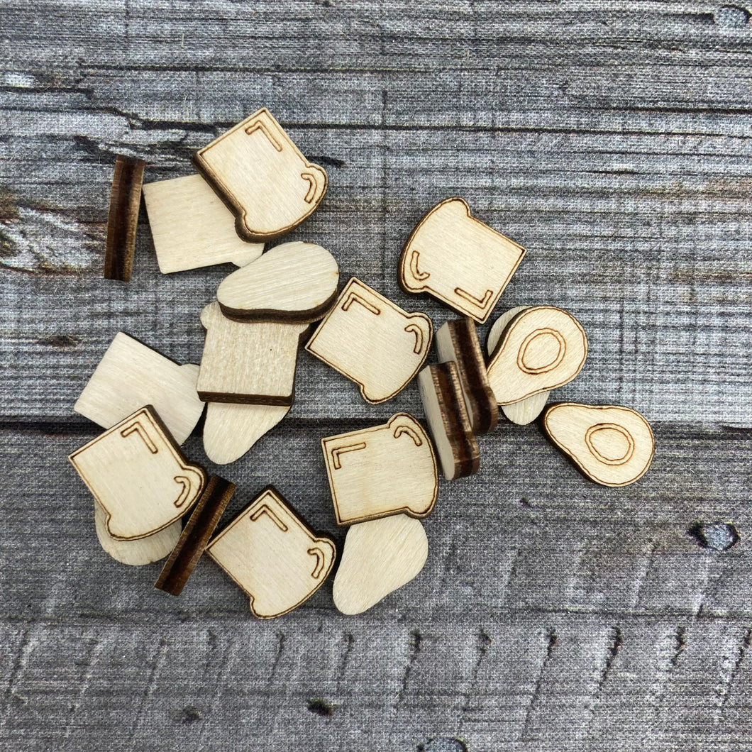 Avocado Toast Wood Confetti