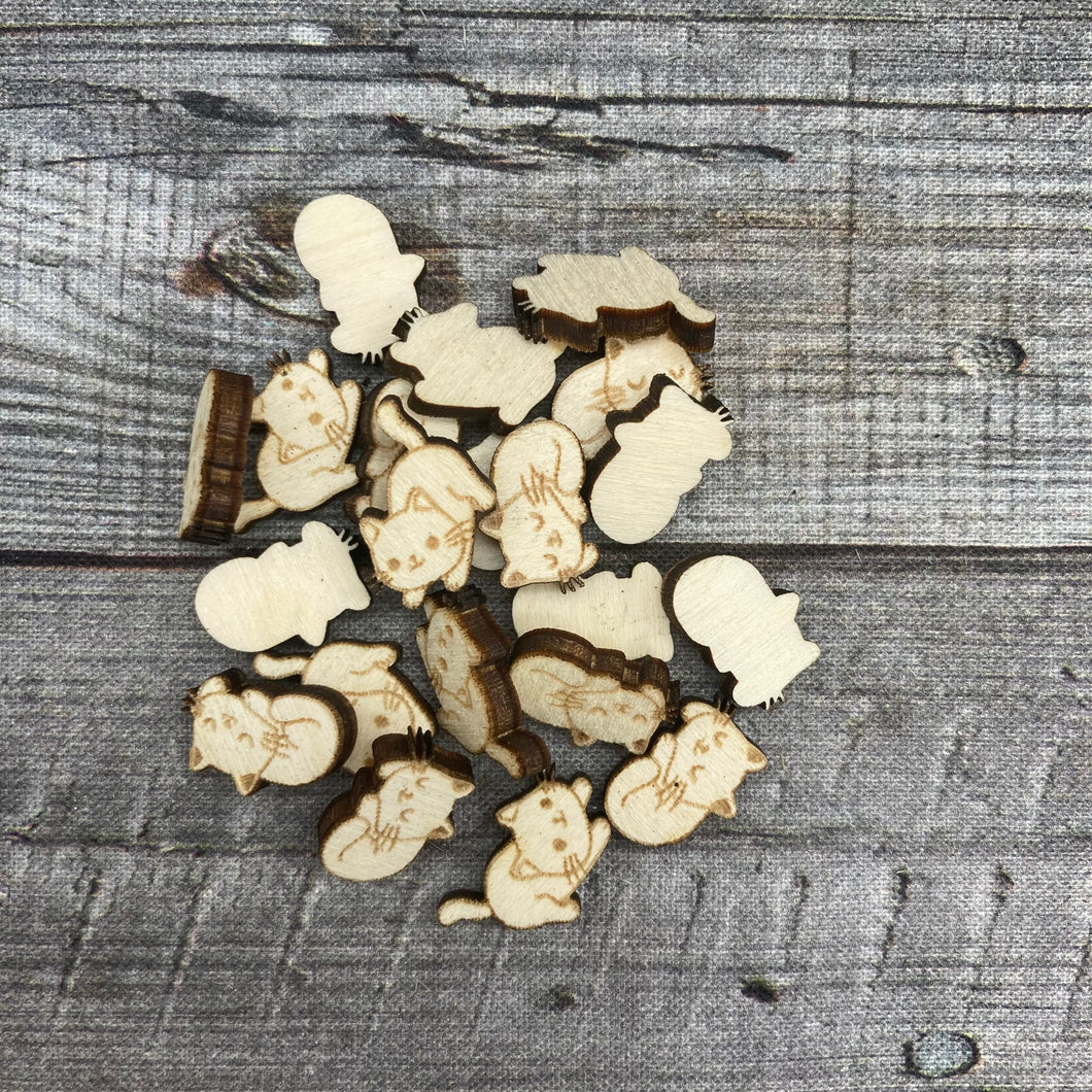Cat Mix Wood Confetti